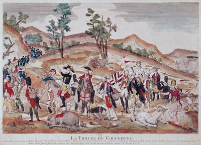 The Breach of Grandpre, October 1792 by French School